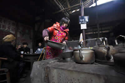 The Old Teahouse in Pengzhen Town