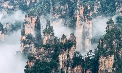 zhangjiajie-peak-forest zhangjiajie-peak-forest