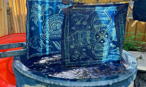 wax-resist-dyeing