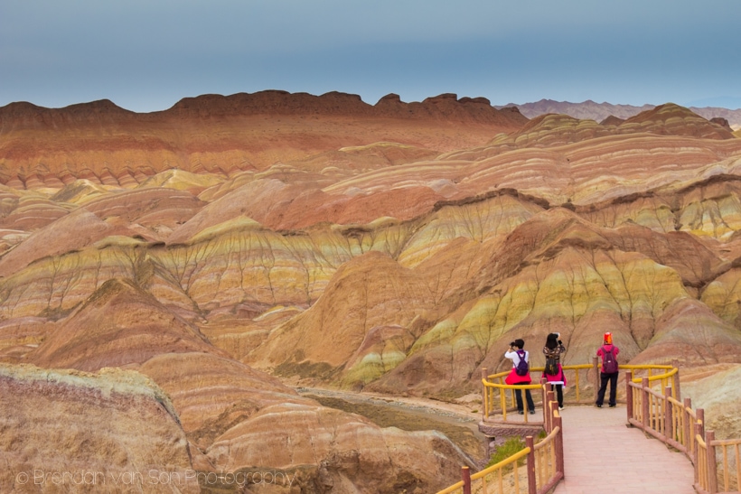 Danxia-Rainbow-Mountains-Zhangye-China Danxia-Rainbow-Mountains-Zhangye-China