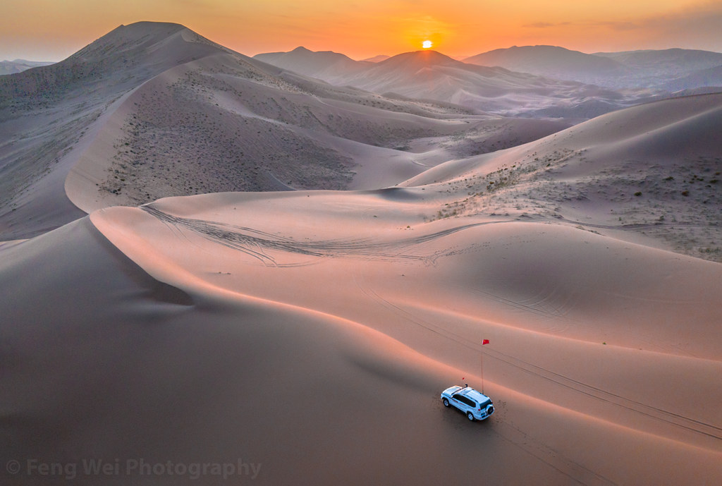 sunrise-Badain-Jaran-Desert sunrise-Badain-Jaran-Desert